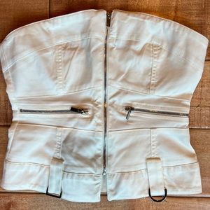 i.am.gia white crop top